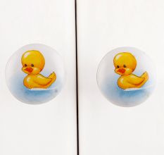 Cute Baby Duck Flat Cabinet Knob